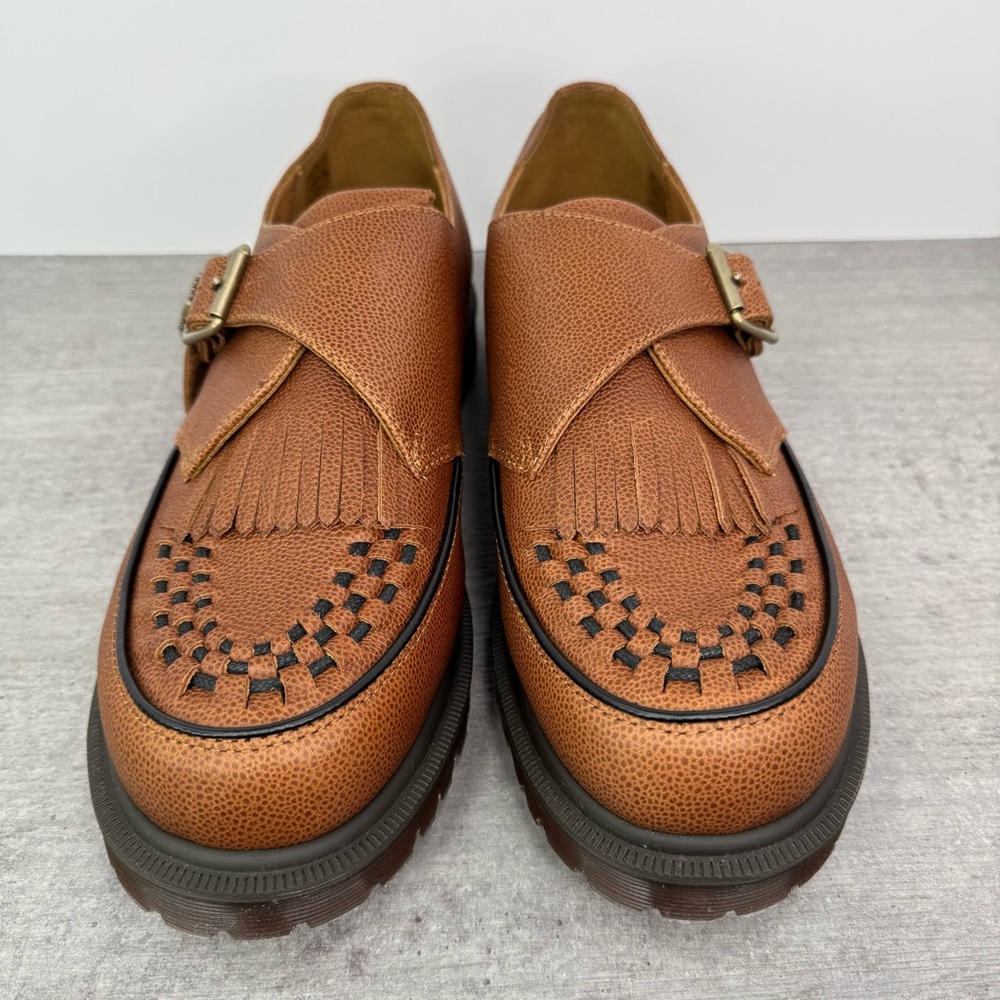 Dr. Martens Ramsey Monk KLT Brown C.F. Steade Leather Loafers - Men’s Size 13 - Picture 5 of 12